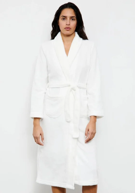 Femilet by Chantelle Teddy Dressing Gown, White