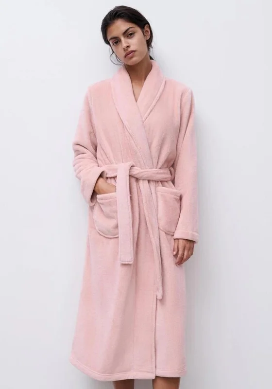 Femilet by Chantelle Teddy Dressing Gown, Pink