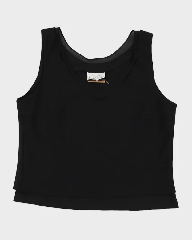 Joseph Ribkoff Black Sleeveless Top - S / M