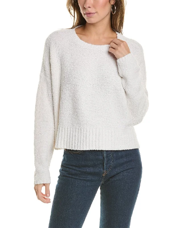 Eileen Fisher Boxy Cashmere-Blend Top