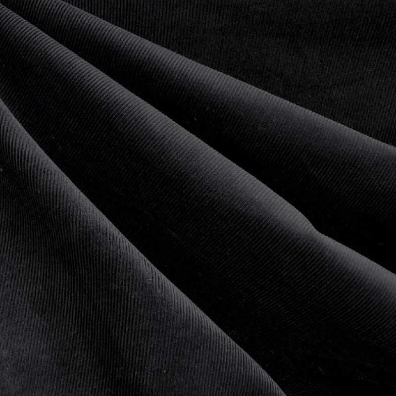 Classic Mid Wale Corduroy Solid Black