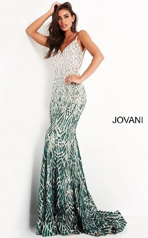 Jovani 06450 Prom Long Sexy Spaghetti Strap Dress