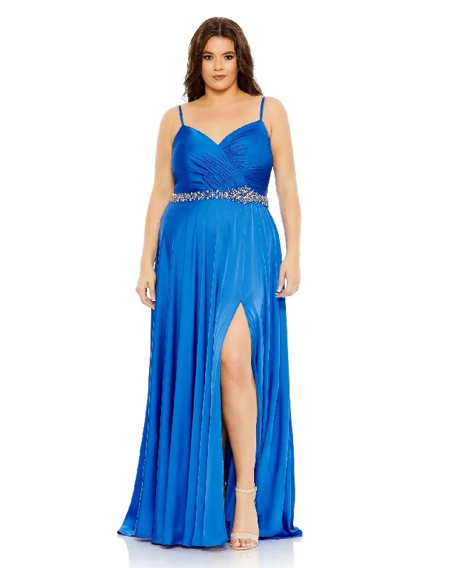 Mac Duggal 49575 Spaghetti Strap Long Formal Dress