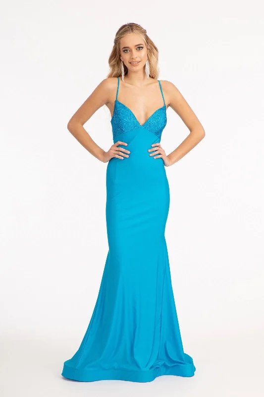 Long Formal Mermaid Fit Prom Dress