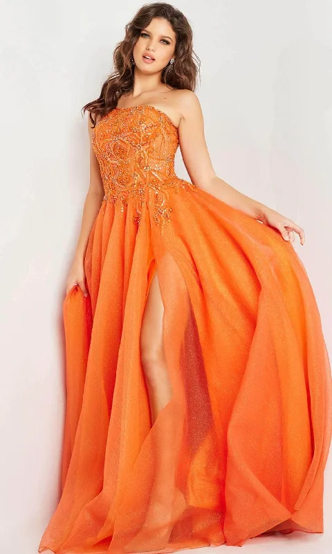 Jovani 25688 - Asymmetric A-Line Prom Gown