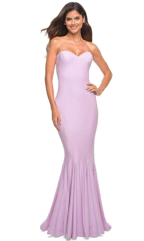 La Femme - 30549 Strapless Jersey Gown