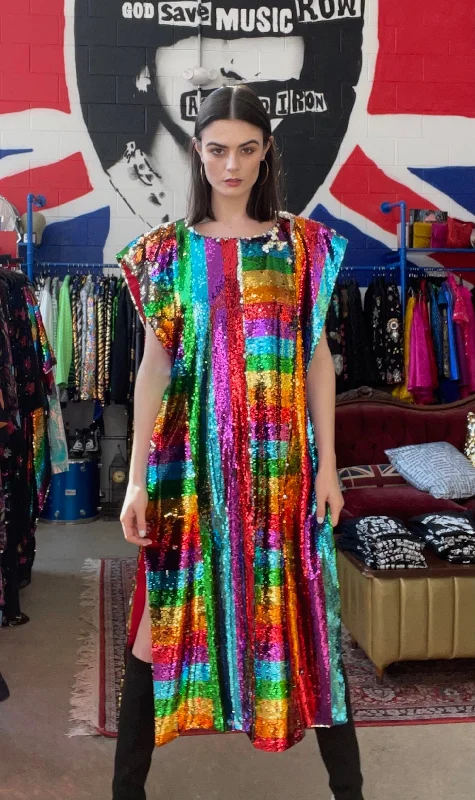 Any Old Iron Rainbow Dress