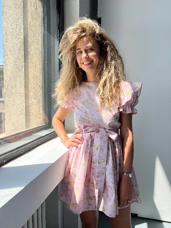 Baby Pink Flower Dress