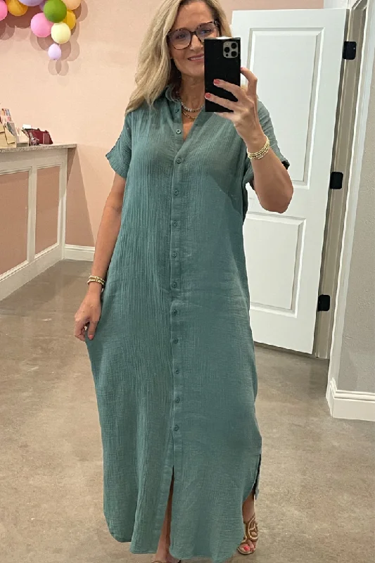 Carmen Button Down Dress