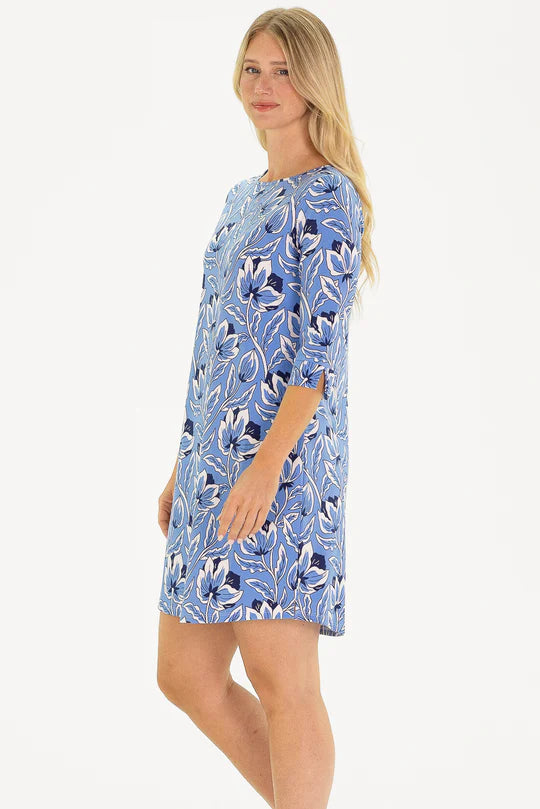 Duffield Lane Alicia Dress Blue Blossom