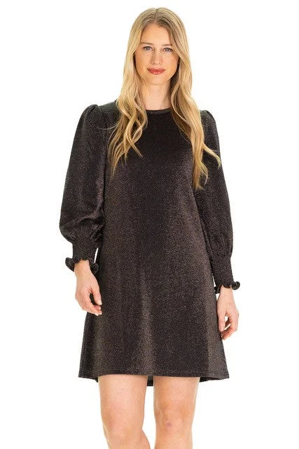 Duffield Lane Maren Dress Black Shimmer