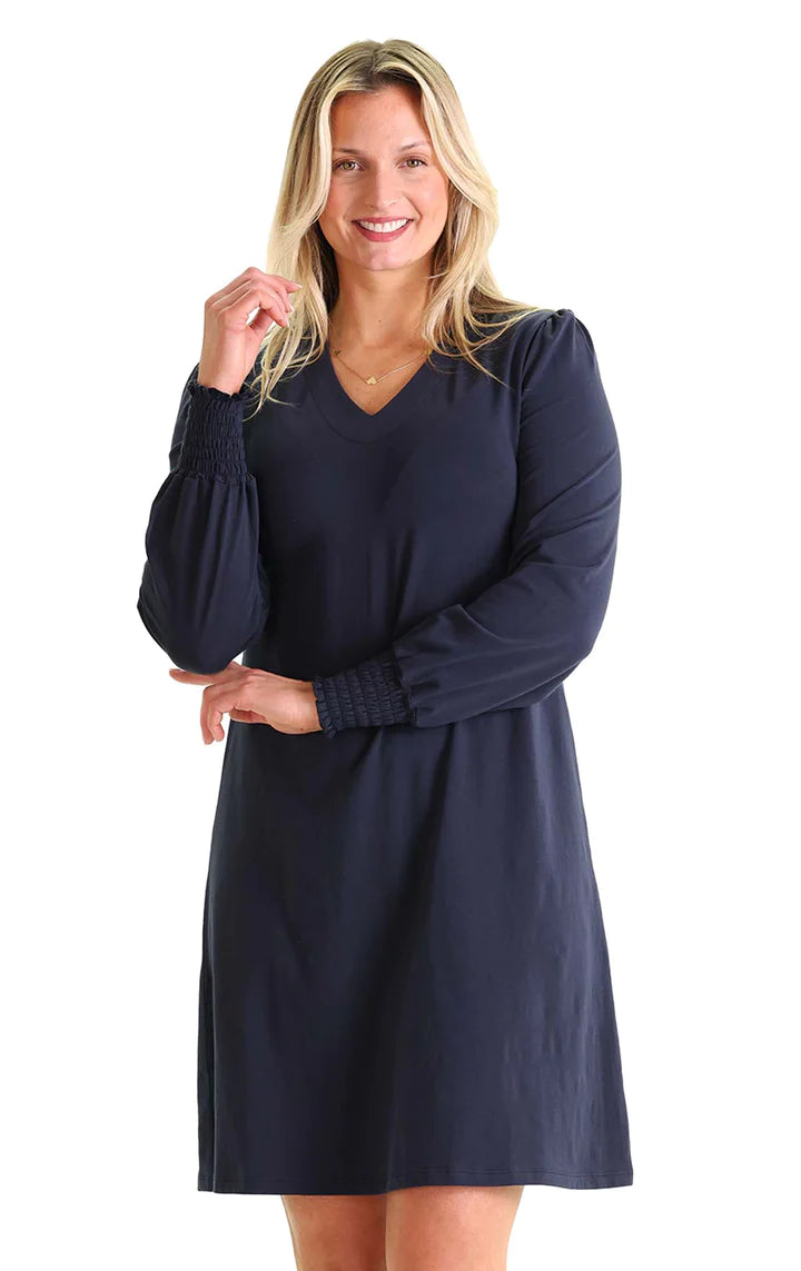 Duffield Lane Danica Dress Navy