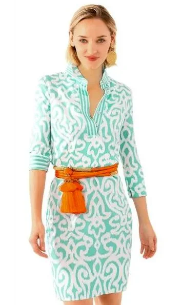 Gretchen Scott Everywhere Dress Arabesque Turquoise