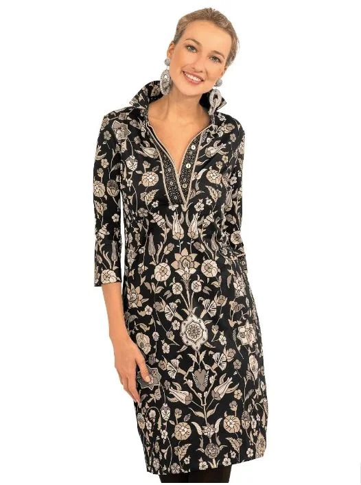 Gretchen Scott Everywhere Dress - Topkapi Black