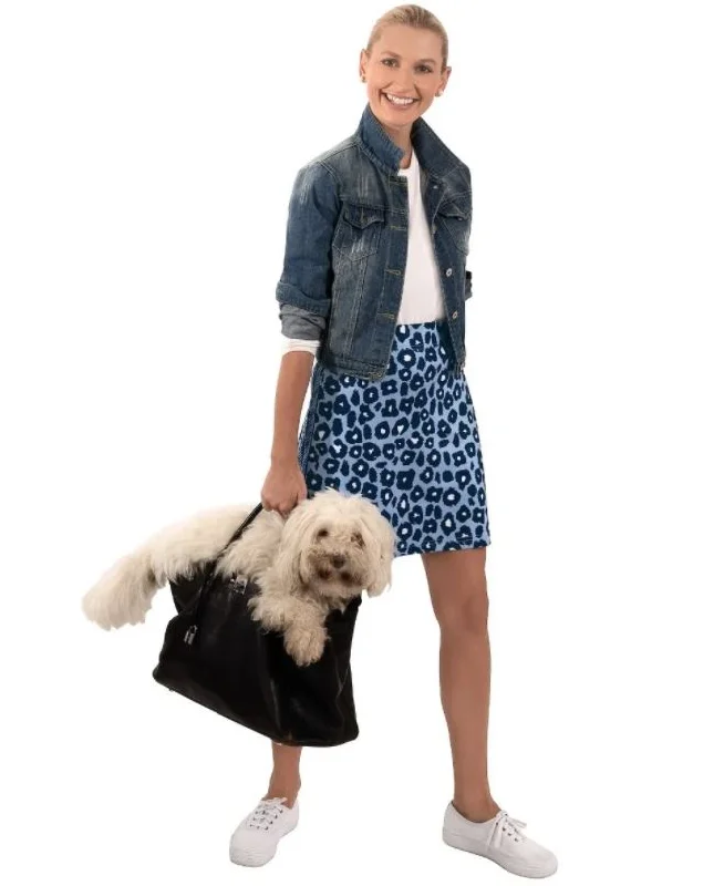 Gretchen Scott Jersey Skippy Skort Me Jane Periwinkle/Navy