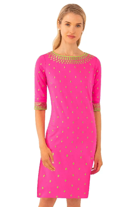 Gretchen Scott Rocket Girl Dress Pink/Kelly