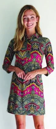 Jude Connally Babe Dress Medina Paisley