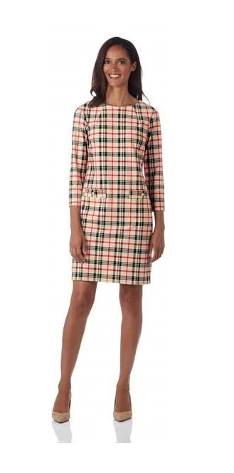 Jude Connally Sabine Dress Jude Cloth Fall Tartan