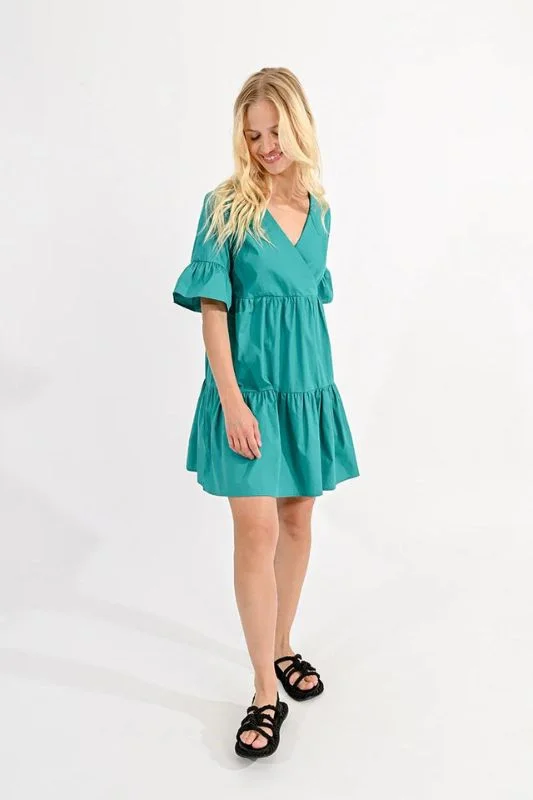 Tiered V-Neck Dress