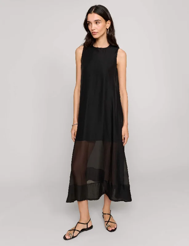 Layered Sheer A-line Dress-BESTSELLER