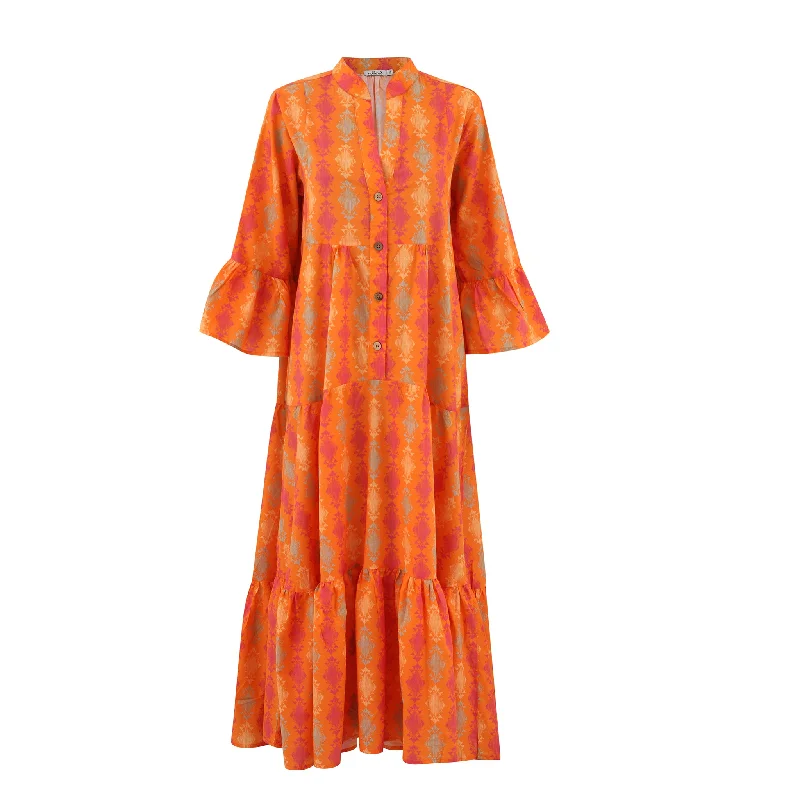 Orange Diamond- Fez Dress