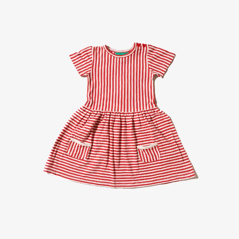 Red Stripes Forever Dress