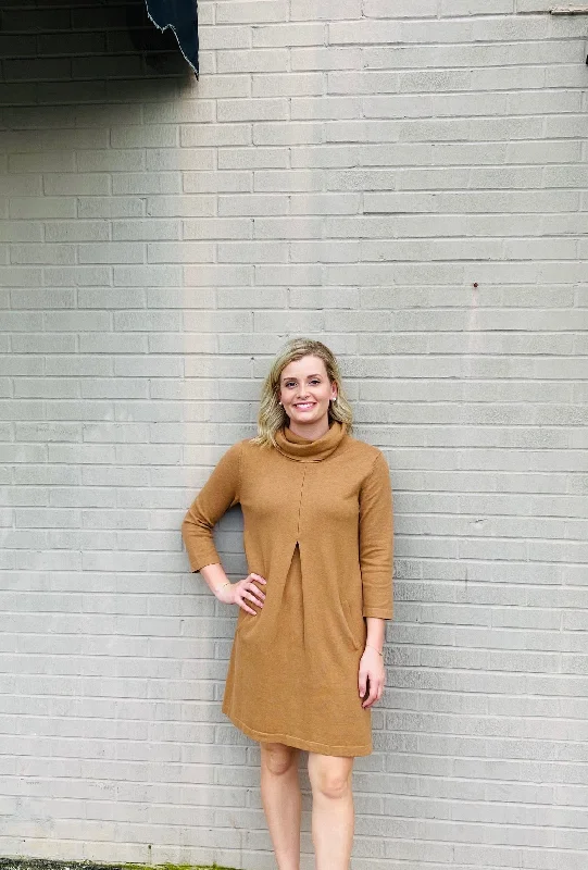 Tyler Boe Cotton/Cashmere Kim Dress Vicuna