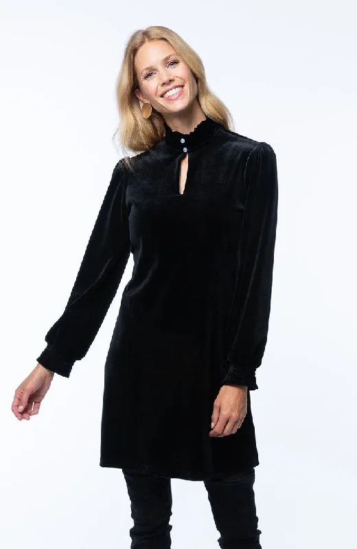 Tyler Boe Mia Velvet Dress Black