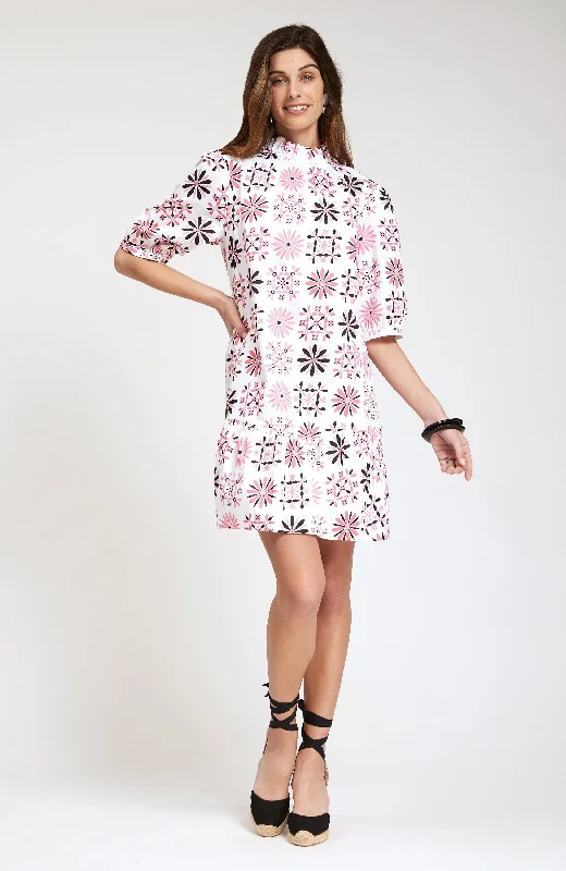 Tyler Boe Pippa Poplin Kalidoscope Dress Multi