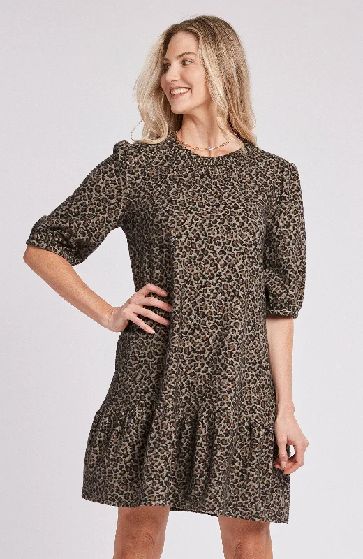 Tyler Boe Tinsley Dress Modern Cheetah