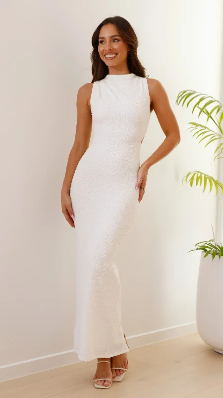 Belinda Maxi Dress - White