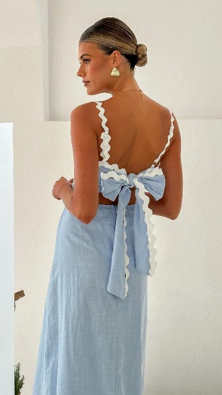 Fiora Maxi Dress - Baby Blue