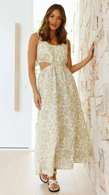 Soraya Maxi Dress - Aloe