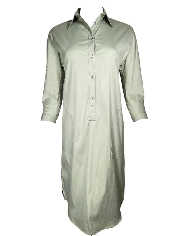 Women's Shirt Dress In Celadon